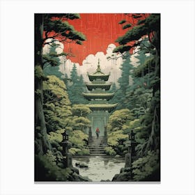 Shinto Shrines Japanese Style 7 Canvas Print