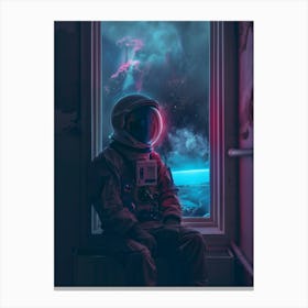 Astronaut In Space 9 Canvas Print