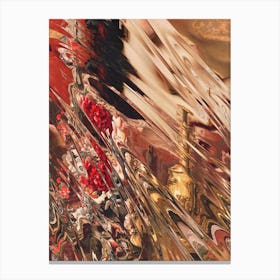 Glazed Over Red Canvas Print