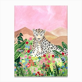 Clodagh In The Wildflowers Canvas Print