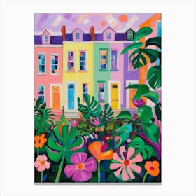 Colourful Houses Canvas Print