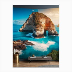 Rock Formation Wall Mural Canvas Print