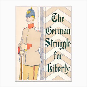 The German Struggle For Liberty (1895), Edward Penfield Canvas Print