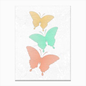 Light Butterflies Canvas Print