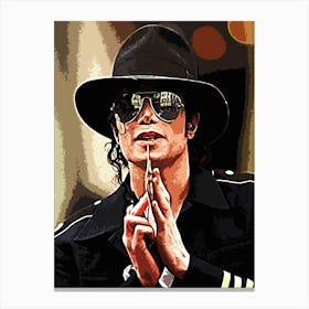 Michael Jackson king of pop 2 Canvas Print