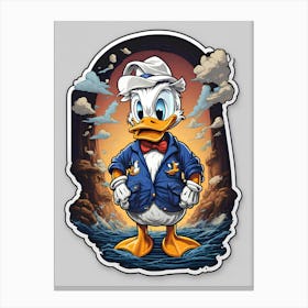 Donald Duck 6 Canvas Print