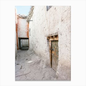 Narrow Alley In A Tibetan Village Canvas Print