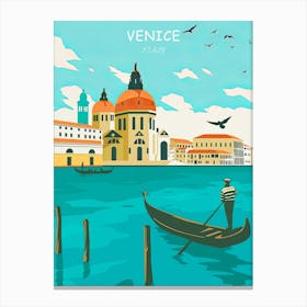 Venice Travel Poster Canvas Print