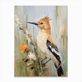Bird Painting Hoopoe 2 Canvas Print