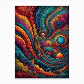 Psychedelic Painting 12 Canvas Print