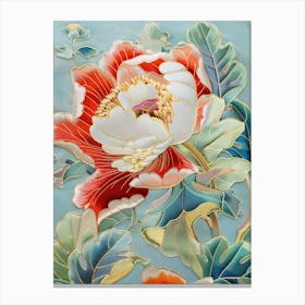 Chinese Peony 23 Canvas Print