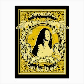 Cliff Burton Poster By Junior Poster Canvas Print