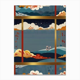 Japanese Pattern Canvas Print