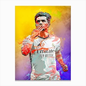 Brahim Díaz Real Madrid Canvas Print