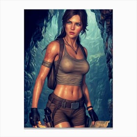 Tomb Raider art Canvas Print