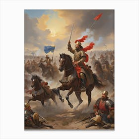 Battle Of Azerbaijan Canvas Print