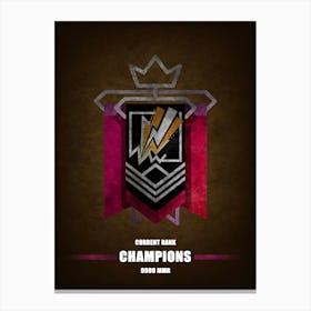 Bandit Rainbow Six 1 Canvas Print