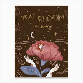 Bloom In Spring Canvas Print