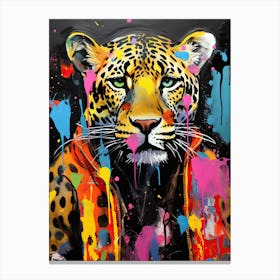 Street Cheetah Canvas Print