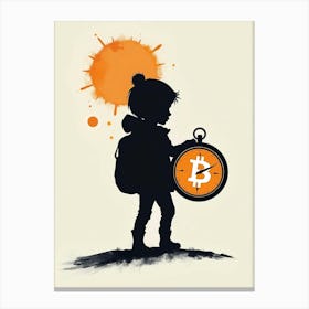 Bitcoin Wallet Canvas Print