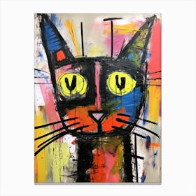 Cat Noir Enigma Canvas Print