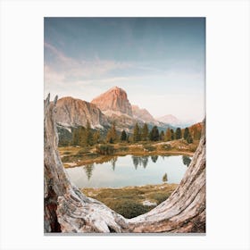 Alpine Lake Scenery Canvas Print
