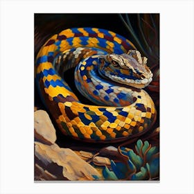 Rattlesnake 1 Painting Canvas Print