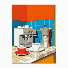 Coffee Maker Canvas Print