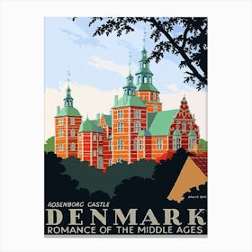 Denmark, Rosenborg Castle Canvas Print