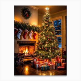 Christmas Tree 84 Canvas Print