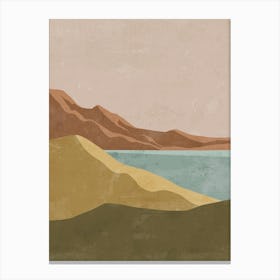 Abstract Landscape - Abstract Stock Videos & Royalty-Free Footage 3 Canvas Print