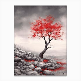 Red Tree Canvas Print