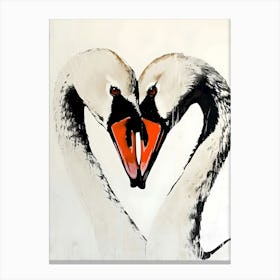 Love Swans Canvas Print