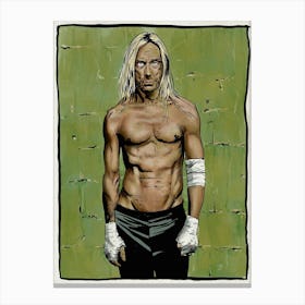 Iggy Pop. Canvas Print