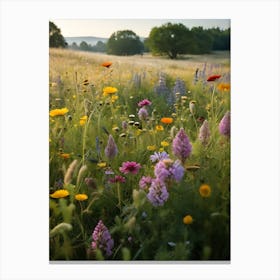 Wildflowers In The Meadow 2 Canvas Print