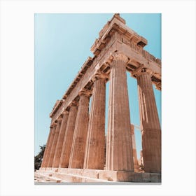 Athens Greece, the Acropolis seen from below Canvas Print