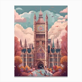 The Palace Of Westminster, London 2 Canvas Print