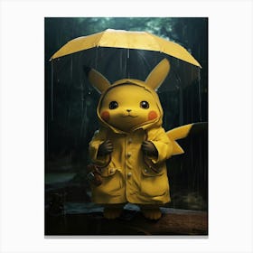 Pokemon Pikachu 6 Canvas Print