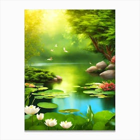 Lily Pond Canvas Print