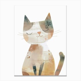 Charming Nursery Kids Animals Kitten 3 Canvas Print