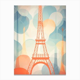 Paris Eiffel Tower Canvas Print