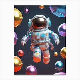 Astronaut In Space 2 Canvas Print