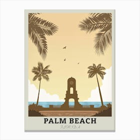 Palm Beach Florida Canvas Print