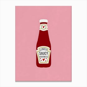 Lovely Saucy Goodness Kitchen Canvas Print