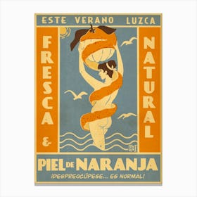 Piel de Naranja Canvas Print