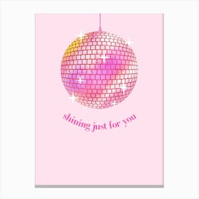 Shining Just for You Canvas Print