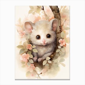 Adorable Chubby Baby Possum 3 Canvas Print