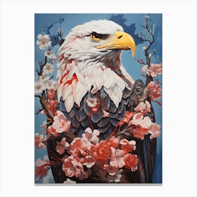 Eagle In Bloom Canvas Print