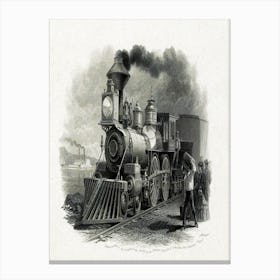 Steam Locomotive Canvas Print
