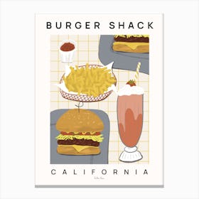 Burger Shack Canvas Print